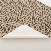 Cooler, moderner und eleganter Leopardendruck Sherpadecke (3/4)
