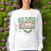 Cooler moderner Vintager New Jersey Soccer Sweatshirt