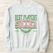 Cooler moderner Vintager New Jersey Soccer Sweatshirt