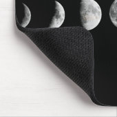Cooler Mond teilt Mousepad in Phasen ein (Ecke)