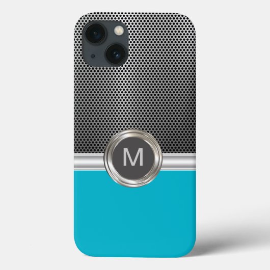 Cooler Monogramm-Ruglook Case-Mate iPhone Hülle (Rückseite)