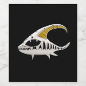 Cooler Monster Weinetikett (Einzelnes Label)