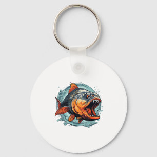 Cooler Monsterfisch für Piranha-Liebhaber _1  Schlüsselanhänger