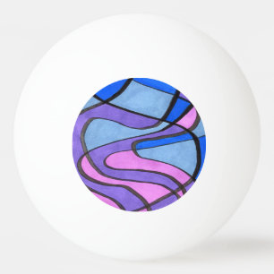 "Cooler Morgen" Abstrakter Ping Pong Ball Tischtennisball