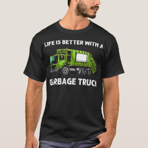 Cooler Müllwagen für Jungen Kleinkinder Müll war T-Shirt