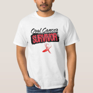 Cooler Mundkrebs-Überlebender T-Shirt