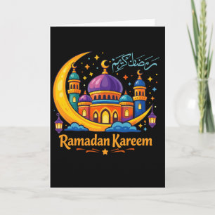 Cooler Muslim Ramadan betend Glaube Gottesdienst Karte