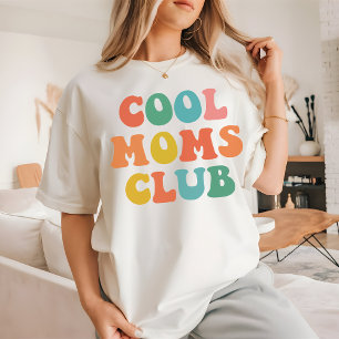 Cooler Mütter Club Retro-Shirt, Bestes Mutter-Gesc T-Shirt