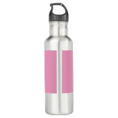 Cooler Muttertag von Nana White Pink Individuelle  Edelstahlflasche (Rückseite)