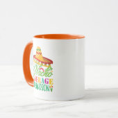 Cooler Nacho-Durchschnittsgrandson-Name Tasse (Vorderseite Links)