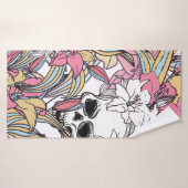 Cooler, nahtloser Vintager Musterhintergrund  Badehandtuch (Badehandtuch)
