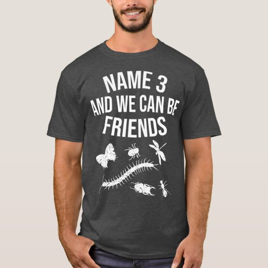 Cooler Name 3 Wir können Freunde sein Funny Multip T-Shirt (Vorderseite)