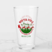 cooler Name der Brauerei North Pole Glas (Vorderseite)