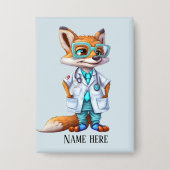 Cooler Name des Arztes Button (Vorderseite)