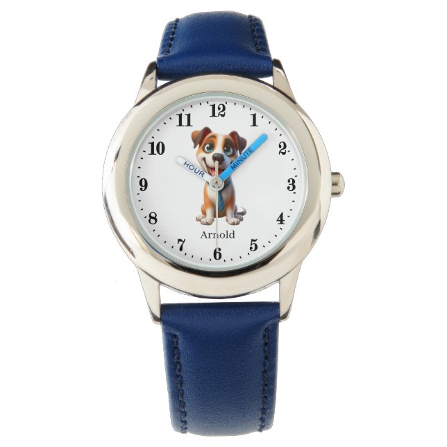 Cooler Name des Dogs Armbanduhr (Vorderseite)
