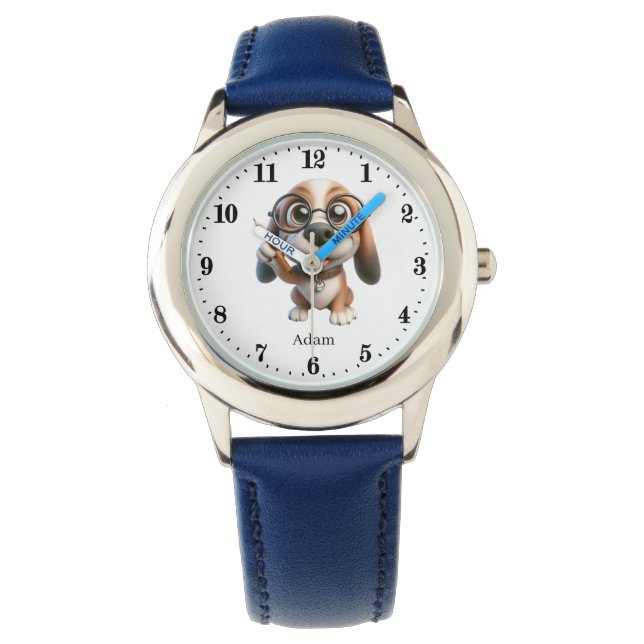Cooler Name des Dogs Armbanduhr (Vorderseite)