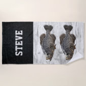 Cooler Name des Langusten Strandtuch (Vorderseite)