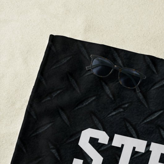 Cooler Name des Langusten Strandtuch (Beispiel)