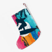 cooler Name für Surfbretter Kleiner Weihnachtsstrumpf (Rückseite (Hängend))