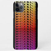 Cooler Name Muster Regenbogen Farbe Gradient Ombre iPhone Hülle (Rückseite)