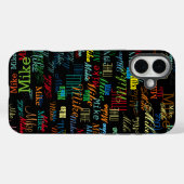 Cooler Name Personalisiert Case-Mate iPhone Hülle (Rückseite (Horizontal))
