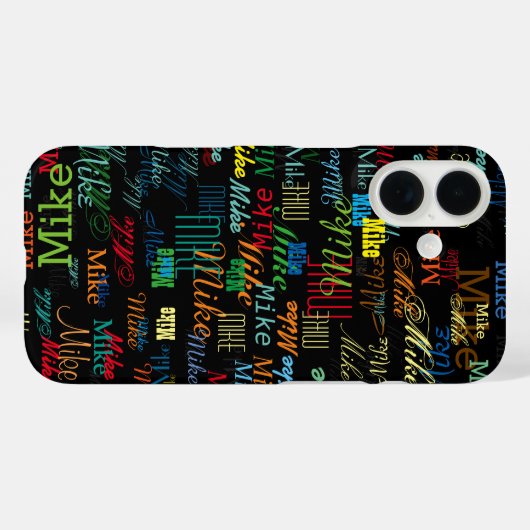 Cooler Name personalisiert Case-Mate iPhone Hülle (Rückseite (Horizontal))