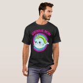 Cooler Narwhal für die Mama Mutter Regenbogen Osts T-Shirt (Vorne ganz)