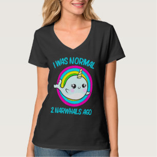 Cooler Narwhal für Männer Frauen Rainbow Tusk Sea T-Shirt