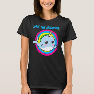 Cooler Narwhal für Männer Frauen Rainbow Tusk Sea T-Shirt