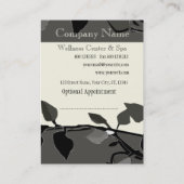 Cooler Natur-Baum-Niederlassungs-Entwurf Terminkarte (Rückseite)