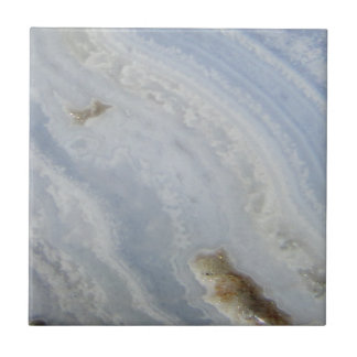 Cooler Naturstein des blauen Spitze-Achat-Strudels Fliese