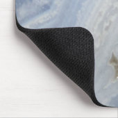 Cooler Naturstein des blauen Spitze-Achat-Strudels Mousepad (Ecke)