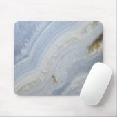Cooler Naturstein des blauen Spitze-Achat-Strudels Mousepad (Mit Mouse)