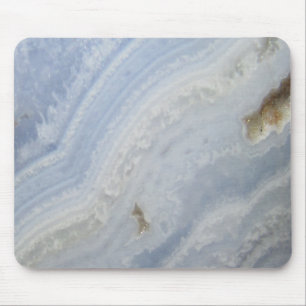 Cooler Naturstein des blauen Spitze-Achat-Strudels Mousepad