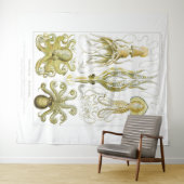 Cooler nautischer Oktopus Wandteppich (Beispiel (Horizontal))