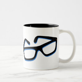 Cooler Nerd Zweifarbige Tasse