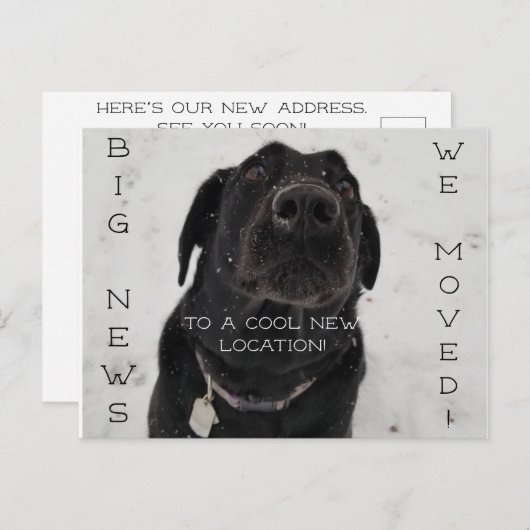 Cooler neuer Standort! Postkarte (Vorne/Hinten)