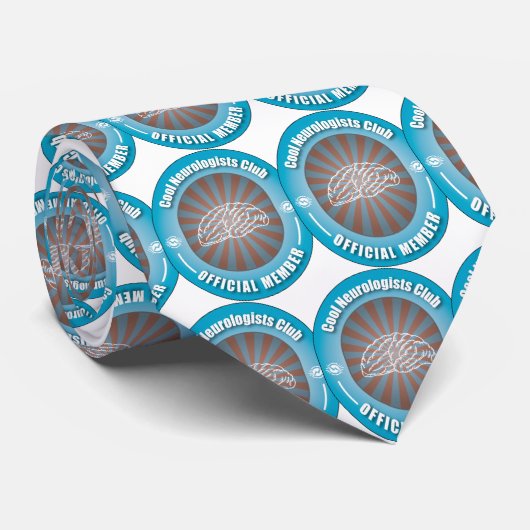 Cooler Neurologe-Verein Krawatte (Gerollt)