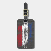 Cooler niederländischer Flaggenentwurf Gepäckanhänger (Vorderseite vertikal)
