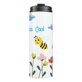 Cooler Niedlicher Bee-individueller Name Thermosbecher