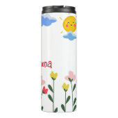 Cooler Niedlicher Bee-individueller Name Thermosbecher (Rückseite)