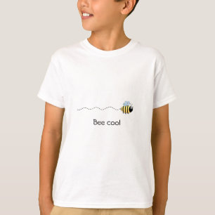 Cooler niedlicher Bienen-Cartoon scherzt Shirt