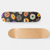 Cooler Niedlicher Glitzer Confetti Donuts Hallowee Skateboard (Horizontal)