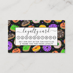 Cooler Niedlicher Glitzer Confetti Donuts Hallowee Treuekarte