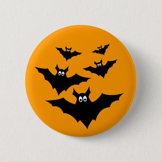 Cooler niedlicher Halloween-Knopf Button (Vorderseite)