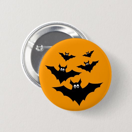 Cooler niedlicher Halloween-Knopf Button (Vorne & Hinten)