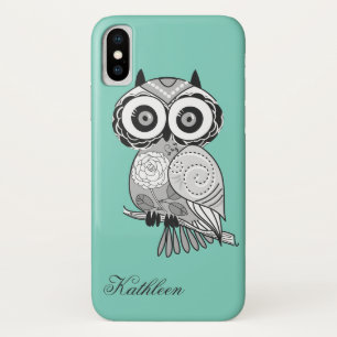 Cooler niedlicher Hipster-Vintages Groovy iPhone X Hülle