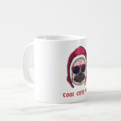 Cooler Niedlicher Mops Kaffeetasse (Vorderseite Links)