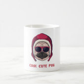 Cooler Niedlicher Mops Kaffeetasse (Mittel)