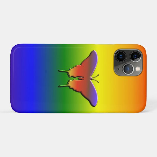 Cooler Niedlicher Schmetterling Case-Mate iPhone Hülle (Rückseite (Horizontal))